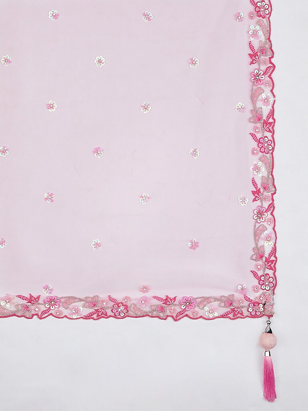 embroidered sequinned semi stitched lehenga & unstitched blouse with dupatta embroidered sequinned semi stitched lehenga & unstitched blouse with dupatta