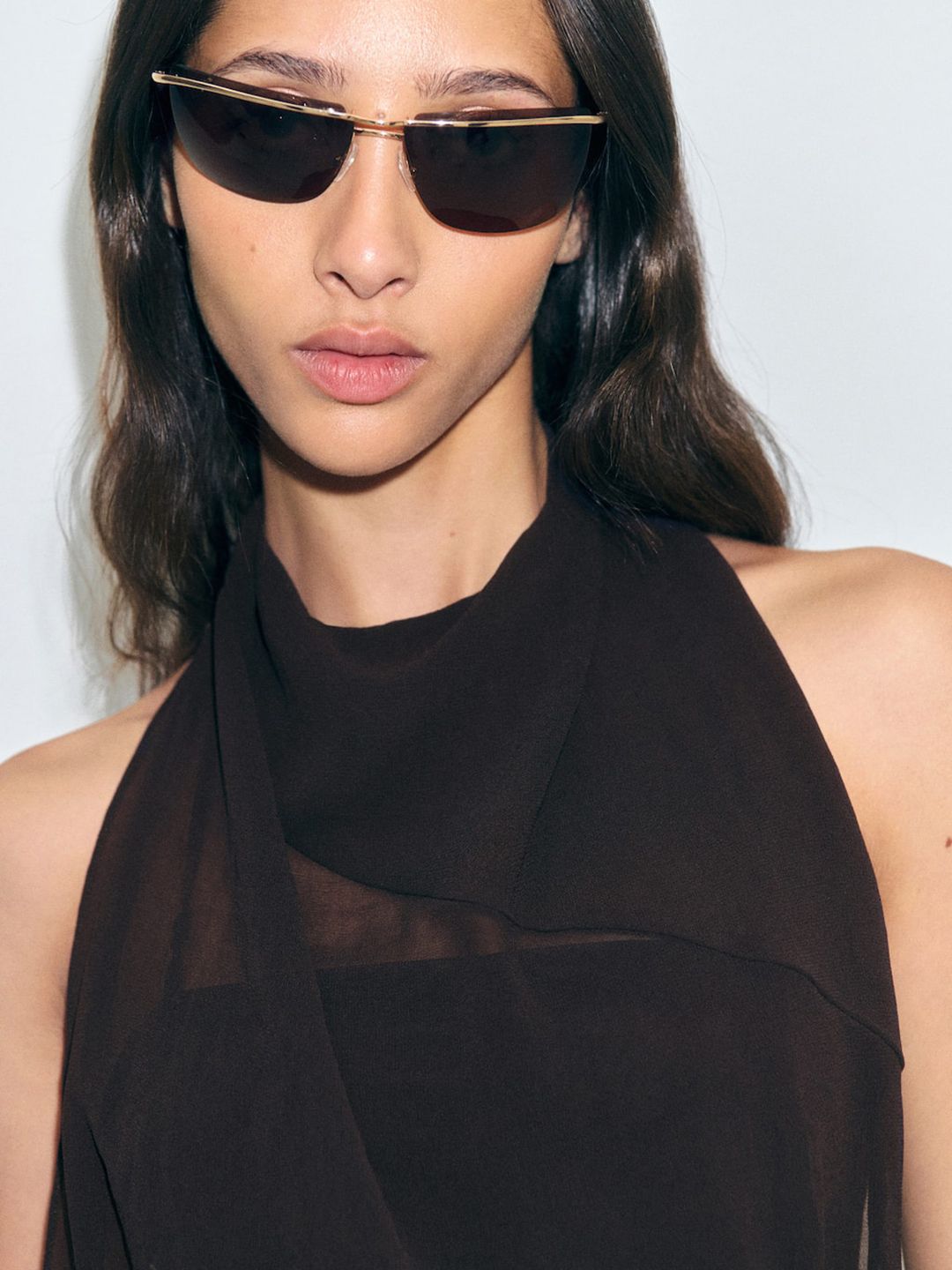 scarf neck party mini a line dress scarf neck party mini a line dress