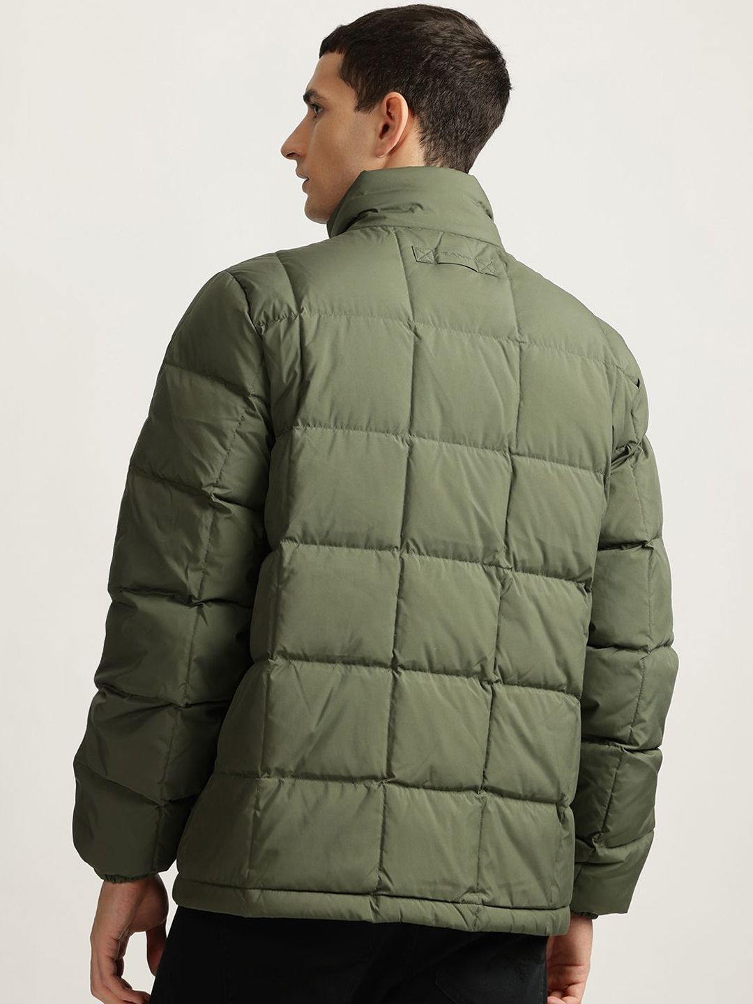 gant men solid stand collar puffer jacket gant men solid stand collar puffer jacket